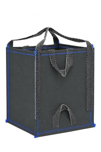 48-Gallon Heavy Duty Lawn and Yard Bag, Reusable Self-Standing Garbage Bag with Reinforced Handles (Gray - 1 Pack) - color: Gray - 1 Pack
