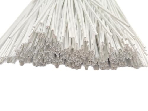 400Pcs,6 Inches Plastic Twist Ties, Garden Plant Twist Tie Cable Tie, Plastic Cable Ties for Bread Candy Bags, Gift Bags (6",White) - color: White,6 Inches