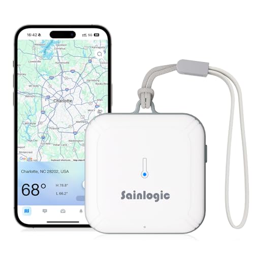 Sainlogic SA3 Smart Portable Weather Station, WiFi Indoor Outdoor Thermometer Hygrometer with Weatherseed AI 24H/7D Forecast, APP/Email Alerts, 2-Year Data Storage (Only 2.4G Compatible)