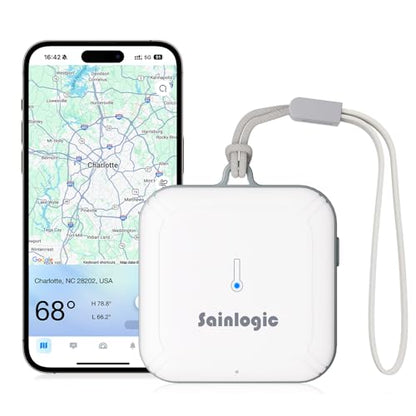 Sainlogic SA3 Smart Portable Weather Station, WiFi Indoor Outdoor Thermometer Hygrometer with Weatherseed AI 24H/7D Forecast, APP/Email Alerts, 2-Year Data Storage (Only 2.4G Compatible)