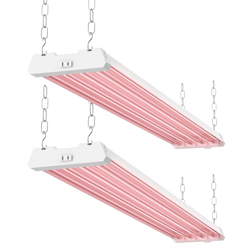 Sunco 2 Pack 4FT Full Spectrum LED Grow Lights, 80W, Super Bright - size: 2 Pack