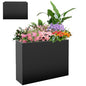 Montex Large Metal Rectangular Outdoor Planter Box, 37" L x 13" W x 26" H - size: 37''L x 13''W x 26''H