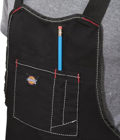 Dickies 16-Pocket Workshop Bib Apron - color: Black, style: 1 Unit