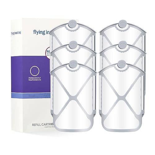 Husaco Flying Insect Trap Refills & 6 Cartridges