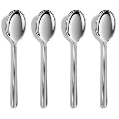 Serving Spoon Set,Forged 18/10 Stainless Steel,Set of 4 - style: Serving Spoons