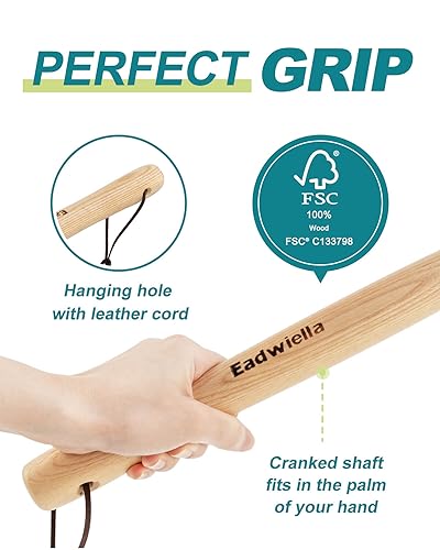 14 Inch Double‑Sided Garden Hoe & Cultivator, Hand Tiller Rake