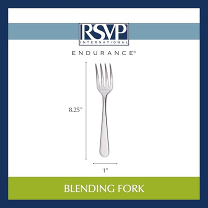 RSVP International Endurance Kitchen Baking Tool Collection, Blending Fork, Stainless Steel - size: Blending Fork