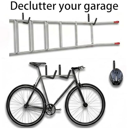 Heavy Duty Garage Storage Hooks, 120 LB Capacity Wall Mounted 4-Pack Hook
