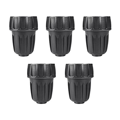 5 Pack 1/2 Inch Drip Irrigation Tubing to Faucet/Garden Hose Adapter - size: 5 Pack