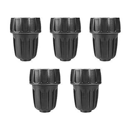5 Pack 1/2 Inch Drip Irrigation Tubing to Faucet/Garden Hose Adapter - size: 5 Pack