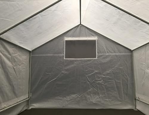 King Canopy 10-ft by 10-ft Greenhouse Replacement Cover, 180gsm Translucent/Opaque Polyethylene, GH1010T