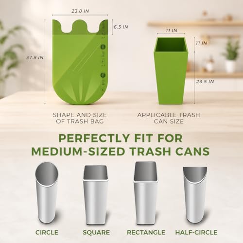 ANECO Compostable Food Waste Bags 13 Gallon, 50 Count