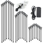 Silicone Cable Ties with Holes, 24PK Reusable Twist Ties for Bundling