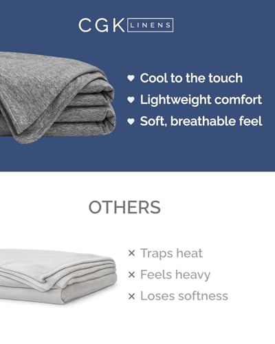 Cooling Blanket for Hot Sleepers - Cold Blanket Throw - Dark Grey, 50 x 60 - color: 02 - Dark Grey, size: Throw (50" x 60")