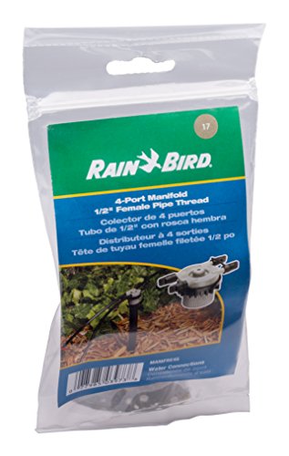 Rain Bird MANIFRE4S Drip Manifold - size: 1/2" NPT x 1/4" Drip, style: 4-Port Free Flow