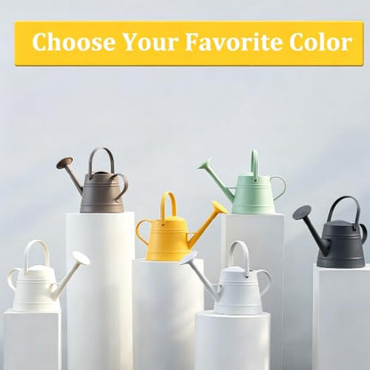 1 Gallon Watering Can for Plants - color: Light Gray