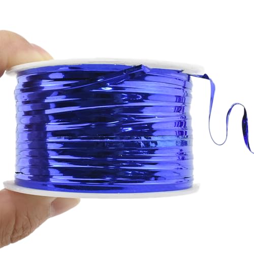 HAHIYO 100Yards/300Feet/91M Blue Metal Twist Ties Bread Candy Coffee Bag Ties Plant Garden Twist Ties for Cellophane Treat Bag Gift Wraping Bag Plastic Bag Halloween Party Cake Present Art Craft - color: Blue, size: 100Yards/300Feet/91M