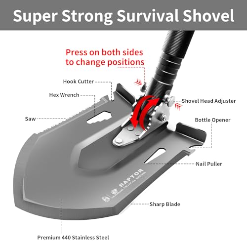 HX OUTDOORS Survival Tactical Shovel
