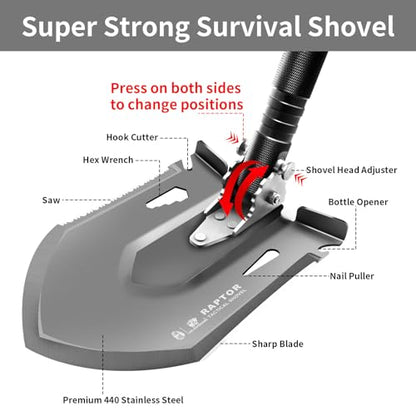 HX OUTDOORS Survival Tactical Shovel