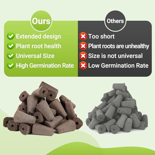 50 Pack Square Seed Starter Pods for Indoor Hydroponics Growing System, 50pcs Squared Grow Sponges with 10 Square Pods Labels, Supplies Replacement Compatible with IDOO, QYO, LYKO - size: 50 Pack Square Sponges