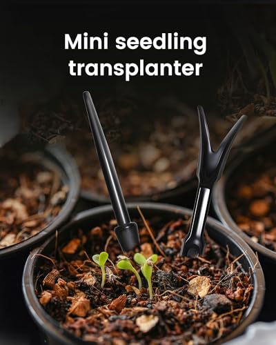 Mini Seed Spreader Set, Seed Planter Tool for Small Seed, Tiny Seed Dispenser with 5 Degree, Seed Sower 6 PCS
