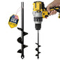 K-Brands Auger Drill Bit for Planting – 1.6 x 9 Inch – 3/8 Inch Hex Drive - size: 1.6 x 9 Inch