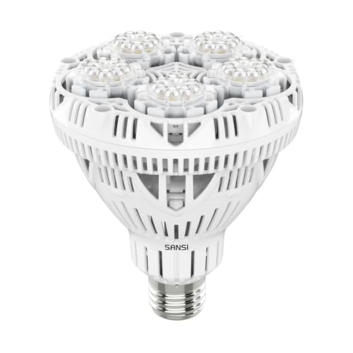 SANSI Grow Light Bulbs for Indoor Plants, 24W Full Spectrum 4000K Daylight