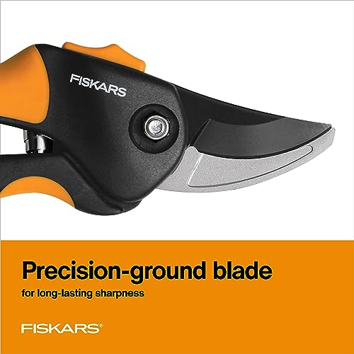 Fiskars Bypass Pruning Shears, 5/8" Cut Capacity Garden Clippers, SoftGrip (Pack of 6) - size: SoftGrip (Pack of 6)