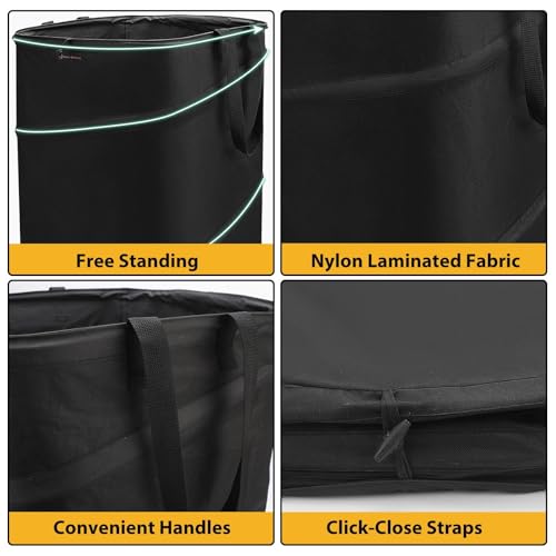 46 Gallon Square Collapsible Yard Waste Bin