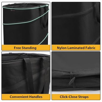 46 Gallon Square Collapsible Yard Waste Bin