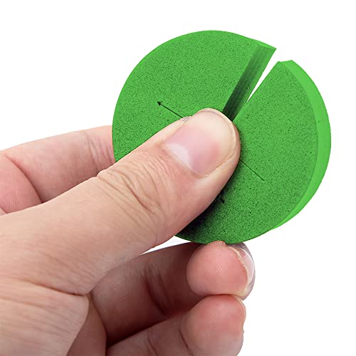2” Neoprene Foam Inserts for Hydroponics Growing System, Clone Machine, Propagation Indoor Gardening, 100 Pack, Green - color: Green