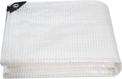 10x20Ft Clear Greenhouse Plastic Covering Tarp for Chicken Coop(16mil) - size: 10x20FT