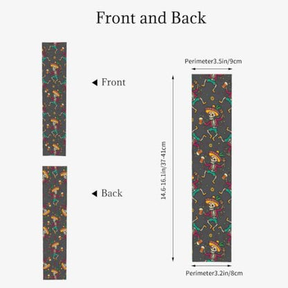 FREEHOTU Gardening Arm Sleeves for Women Men - color: Beer Mexican Skull Skeleton