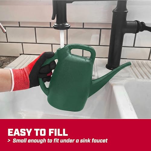 CHAPIN 48005 1/2-Gallon Watering Can, Easy-Pour Dual Handle Design - style: 0.5 Gallons, Green
