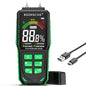 RDINSCOS MT93 Wood Moisture Meter, Rechargeable Wood Moisture Detector - color: Green
