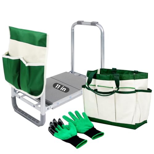 BESTHLS Foldable Garden Kneeler Seat with 11'' Wider Pad Kneeling and Seat - size: Style C