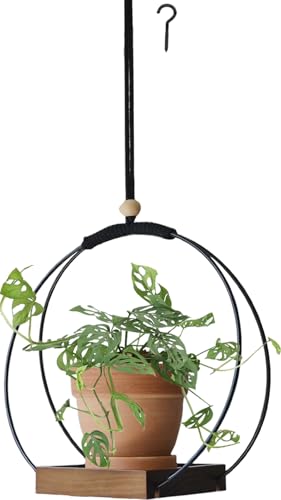 Hanging Planter - Plant Hanger Indoor Hanging Plant Holder for Window Wall Celling Decor (Brown, 1 Pack) - color: Brown, size: 1 PACK