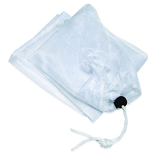 Poolmaster 28823 Deluxe Fine-Mesh All Purpose Swimming Pool Vacuum Replacement Bag, White - style: Fine Mesh Bag
