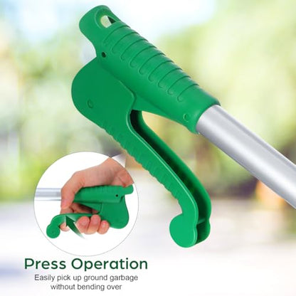 Balacoo Grabber Reacher Tool, Compact 15.7" Ergonomic Short Reacher Grabber