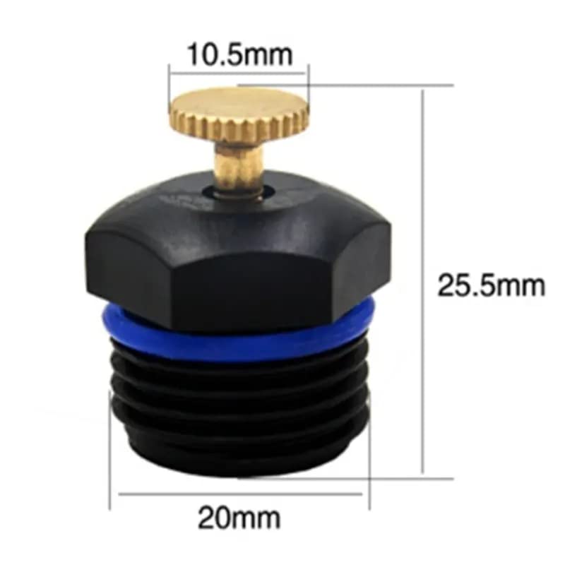 10pcs Atomizing Sprinkler Nozzle, 1/2 inch Garden Misting Emitters - color: Blue 10pcs 1/2" misting nozzle