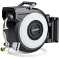 Tuyeho Heavy-Duty 5/8" Hose Auto Retractable Garden Hose Reel Wall Mount - size: 5/8" 90FT