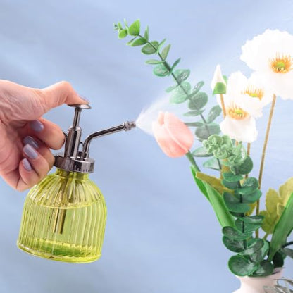 Maxdot 12Pcs Glass Plant Mister Spray Bottle 220ml, Copper Sprayer - color: Antique Copper Sprayers