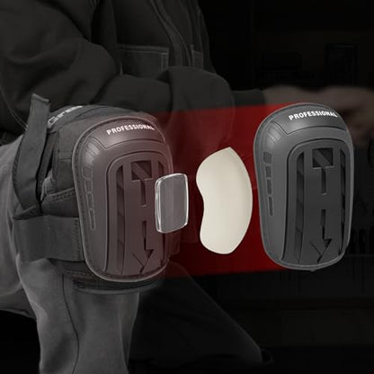 GRENPRO Heavy Duty Knee Pads, Gel Foam, Construction Work Gardening