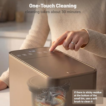 3.2L Electric Kitchen Composter, Smart Odorless, Auto-Cleaning, Low Noise - color: Gray