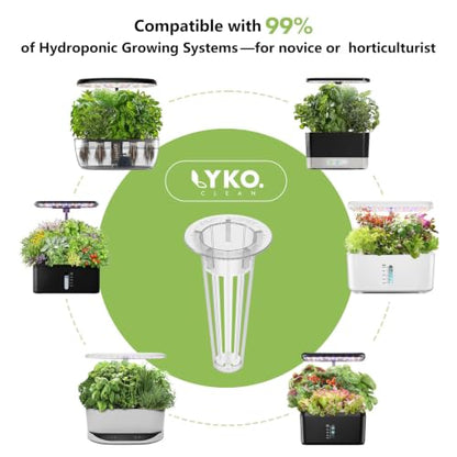 12 Pods Flower Seed Pods for AeroGarden, Ahopegarden, iDOO, MUFGA Hydroponics Growing System Indoor Gardening, 400+ Seeds, Dwarf Sunflower Bambino, French Marigold, Dahlia, Dwarf Petunia - color: 12 pods Flower