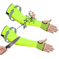 18-Inch Cut Resistant Arm Sleeves Guard Farmer Gardening Defense,Green - color: Green