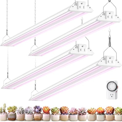 Barrina TX72 4FT LED Grow Light, 288W(4 x 72W, 2000W Equivalent), Purple - color: Purple, size: 4FT-72W-4P