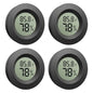 4-Pack Mini Hygrometer Thermometer, Indoor Temperature Humidity Monitor