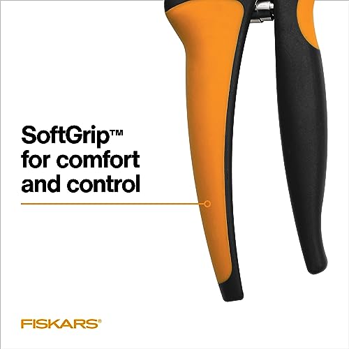Fiskars Bypass Pruning Shears, 5/8" Cut Capacity Garden Clippers, SoftGrip (Pack of 6) - size: SoftGrip (Pack of 6)