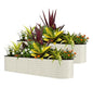 Garvee 2 Pack 8x2x1.5ft Galvanized Raised Garden Bed, Metal Planter Box - color: Beige-oval, size: 8x2x1.5ft 2pcs